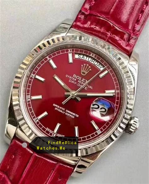 fake rolex red face|vintage red face rolex.